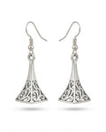 Tourifel Filigree Tower Earrings Silver