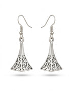 Tourifel Filigree Tower Earrings Silver