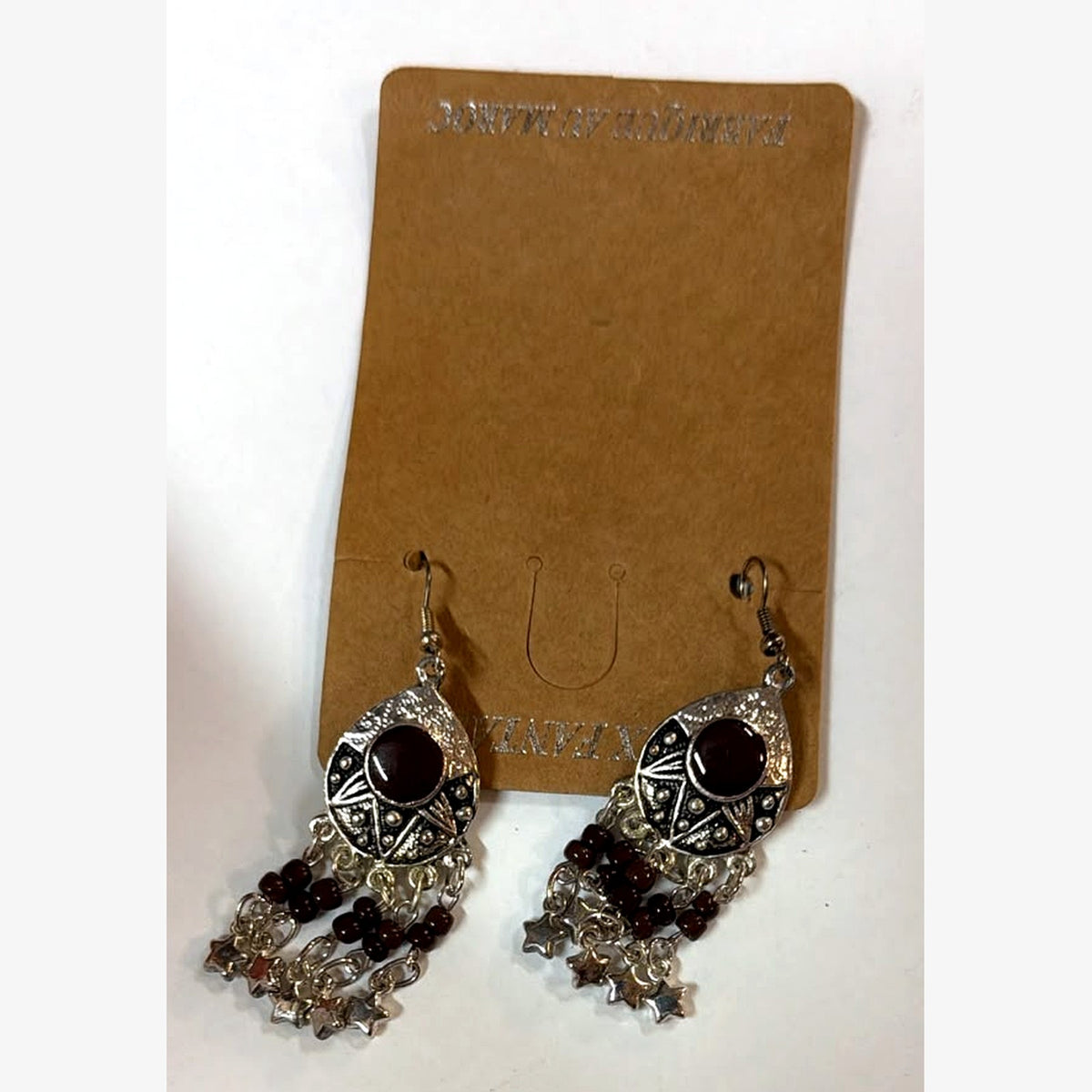 Yasmina Chandelier Earrings Chocolate