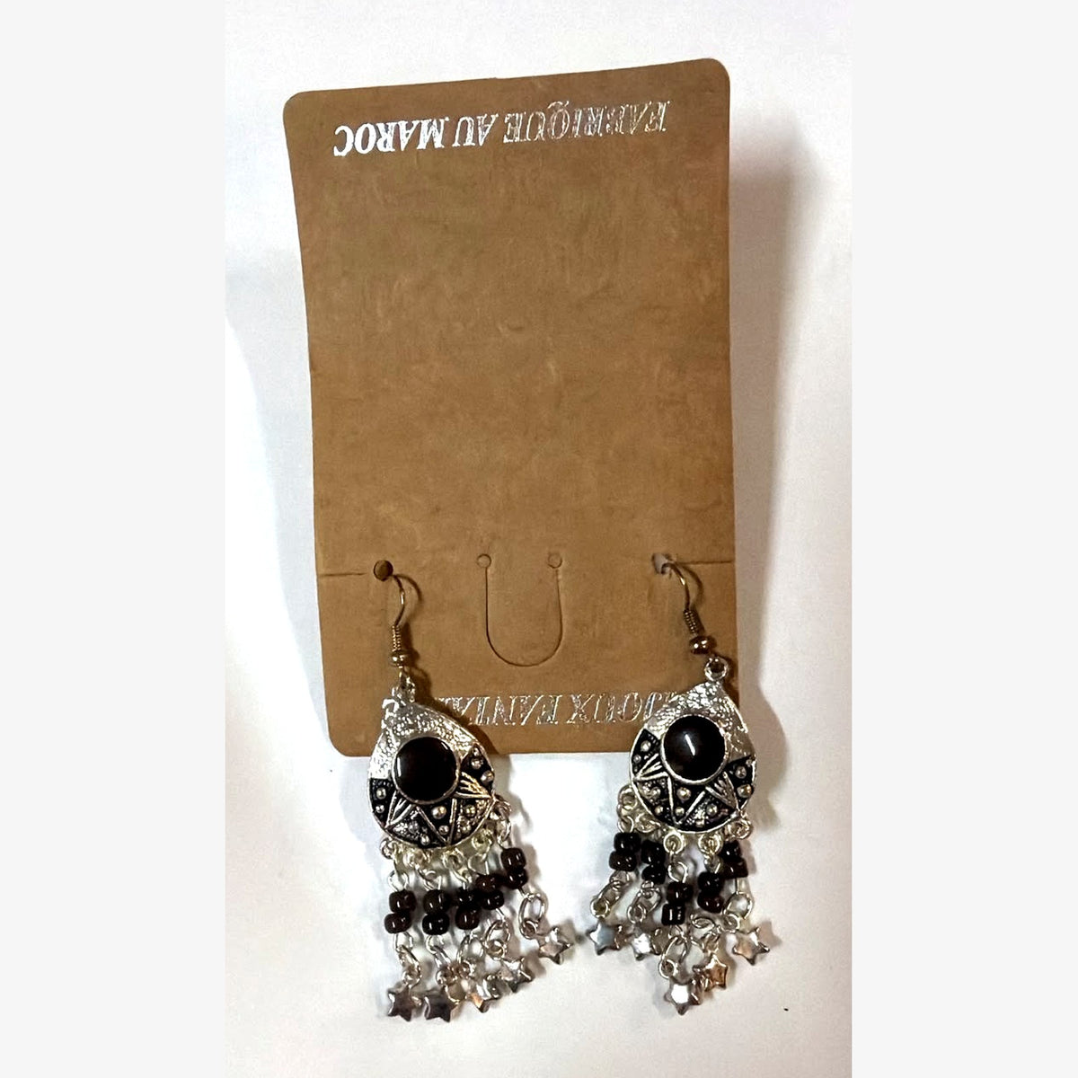 Yasmina Chandelier Earrings Chocolate