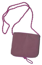Yasmina Small Embroidered Suede Purse - Pink