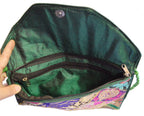Zakia Patchwork Pouch - Green