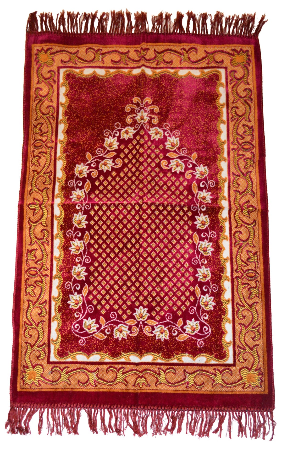 Zineb Prayer Rug Red