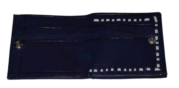 Blue Leather Coin Wallet -1787