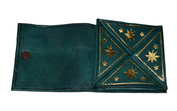 Green Leather Coin Wallet-1768