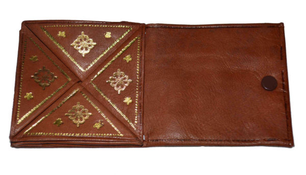 Brown Leather Coin Wallet-1779