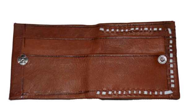 Brown Leather Coin Wallet-1777