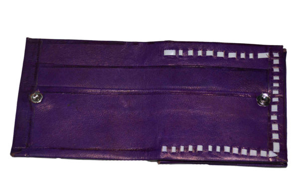 Puple Leather Coin Wallet -1782