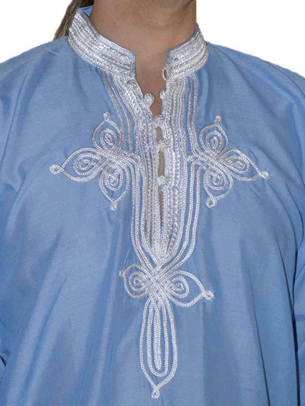 Moroccan Shirt Light Blue-1146
