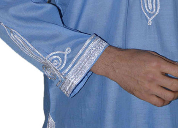 Moroccan Shirt Light Blue-1144