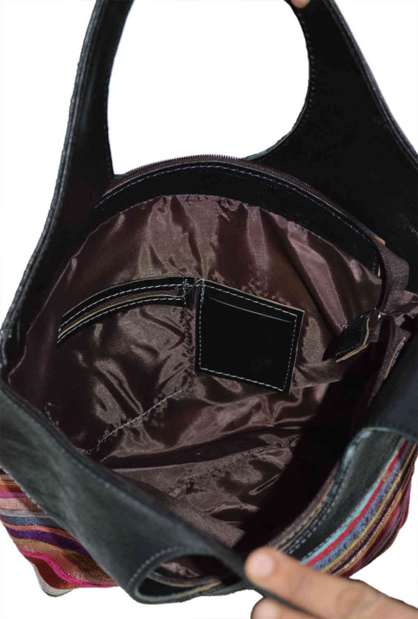 Black Sabra Hand bag-1709