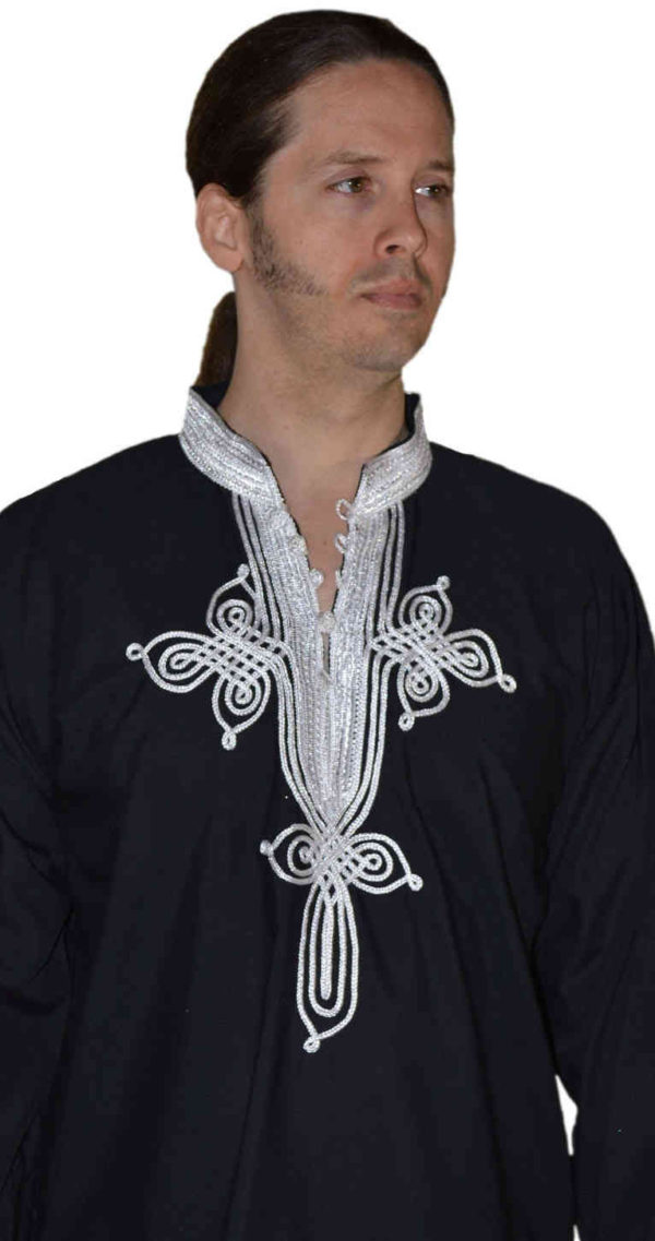 Moroccan Shirt Black-1189