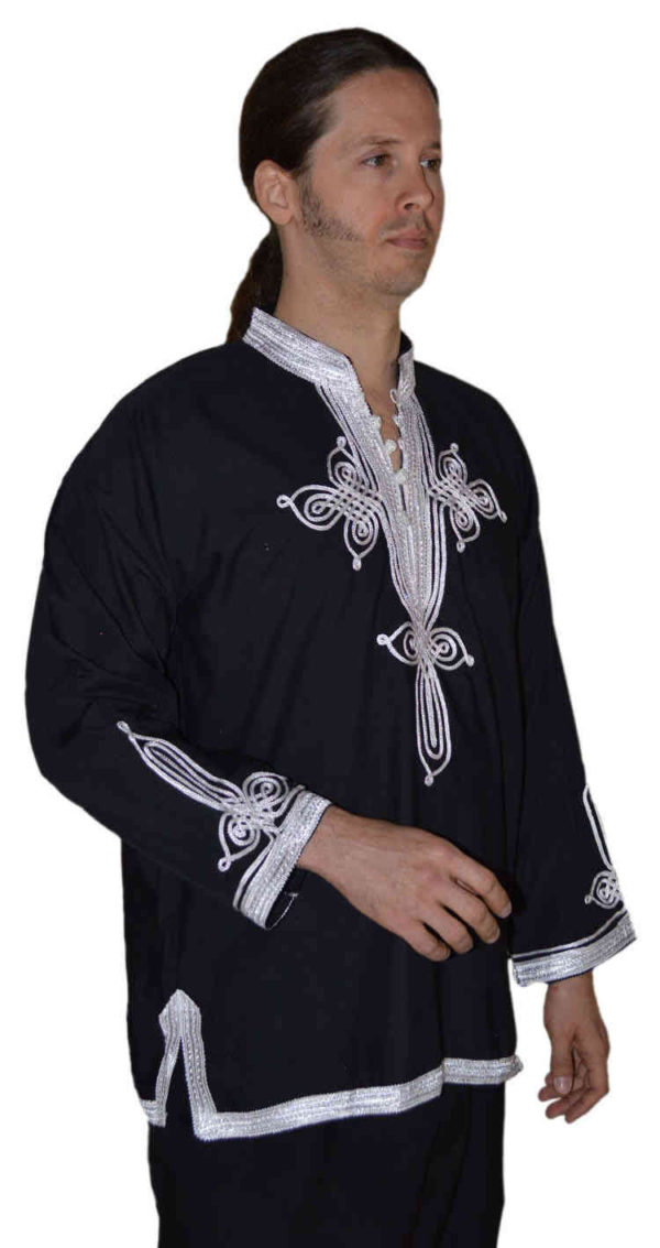 Moroccan Shirt Black-1194
