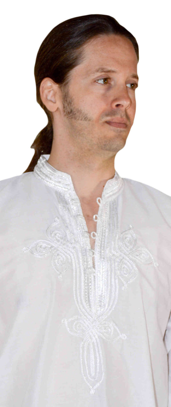 Moroccan Shirt White-1204