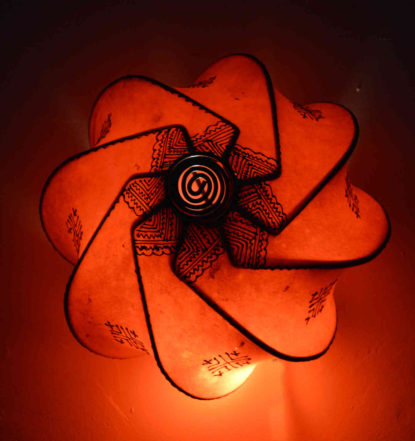 Orange Henna Ceiling Lamp -0