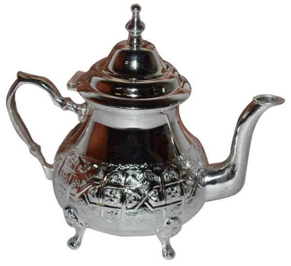 Hand carved Fez Serving Tea Pot -0