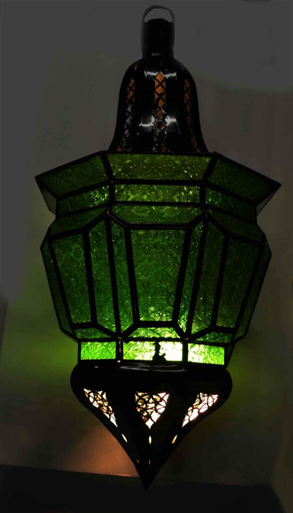 X-Large Moroccan Lanterns Green-2334