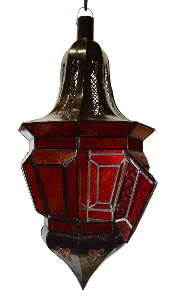 X-Large Moroccan Lanterns Red-2340