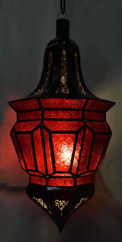 X-Large Moroccan Lanterns Red-0