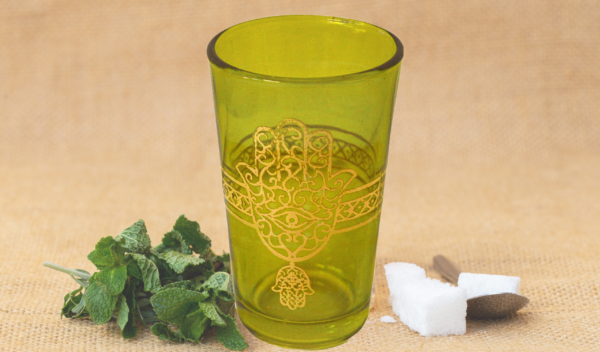 Khmissa Moroccan Tea Glasses Set of 6 - Image 7