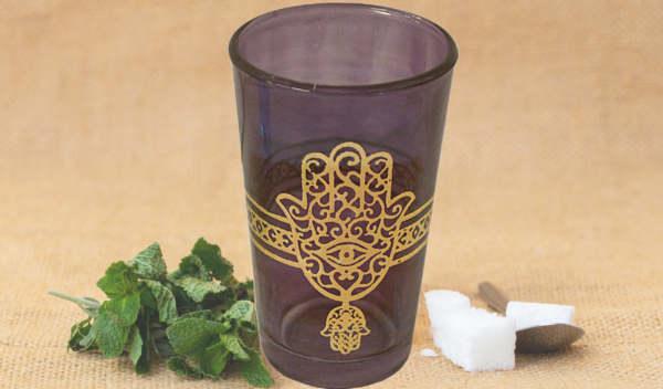 Khmissa Moroccan Tea Glasses Set of 6 - Image 8