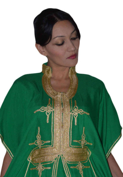 Butterfly Caftan Green-0
