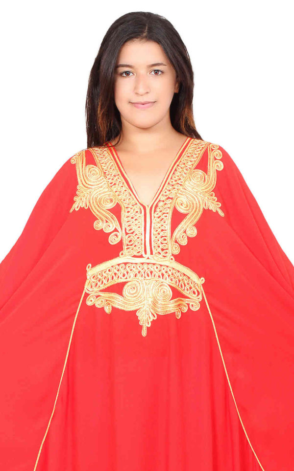 Rolla Caftan Red Plus Size -4449