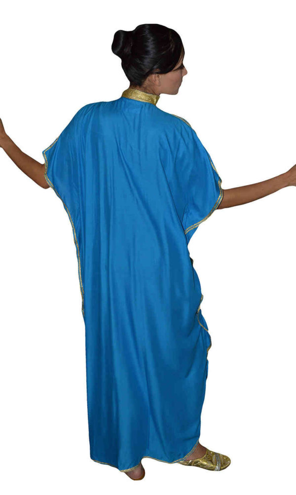 Butterfly Caftan Blue-4402