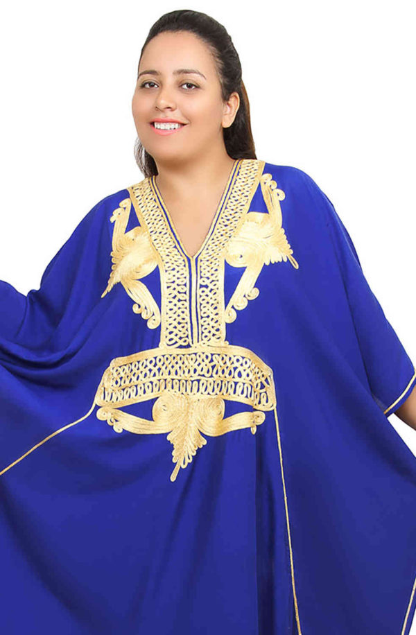 Rolla Caftan Royal Blue Plus Size -0