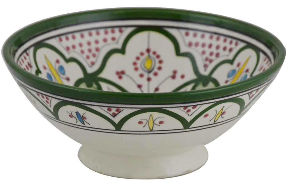 Moroccan Handmade Ceramic Serving Bowl - Large 12 Inches Across - View #10