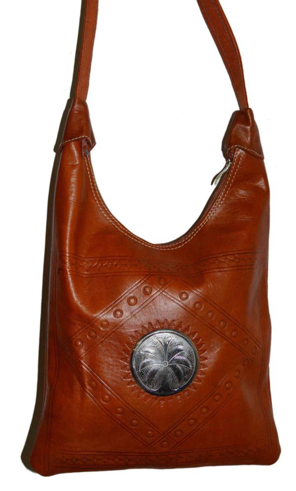 Large Leather Tan Bag -5083