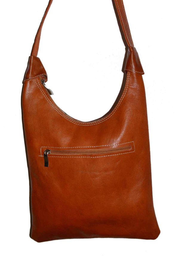Large Leather Tan Bag -5082