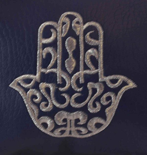 Set of three Moroccan Makeup Case Navy-8589