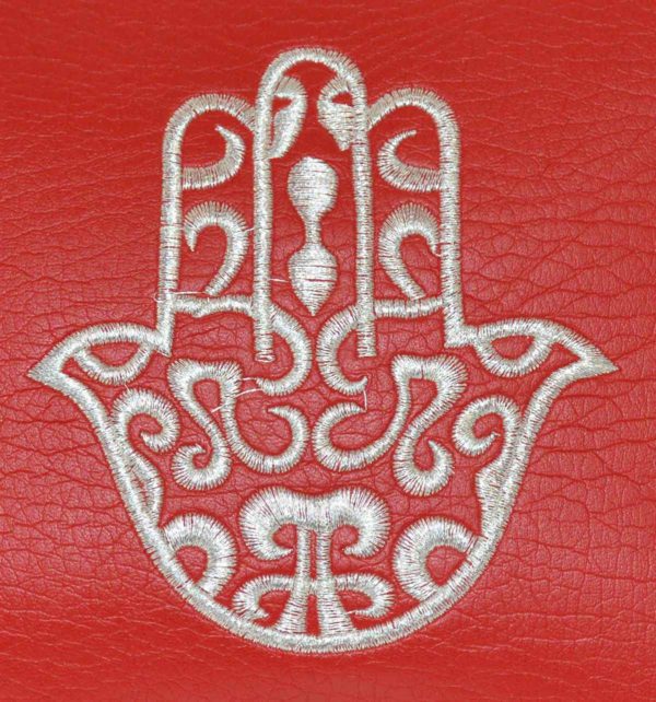 Set of three Moroccan Makeup Case Red-4990