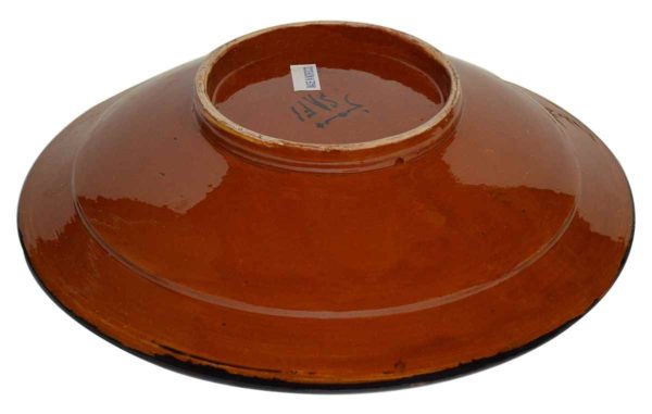 Ceramic Serving Plate Handmade Large 12" Safi Red -10378