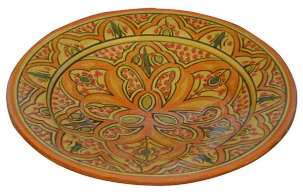 Lwimina Ceramic Serving Plate Handmade Large 12"-5405