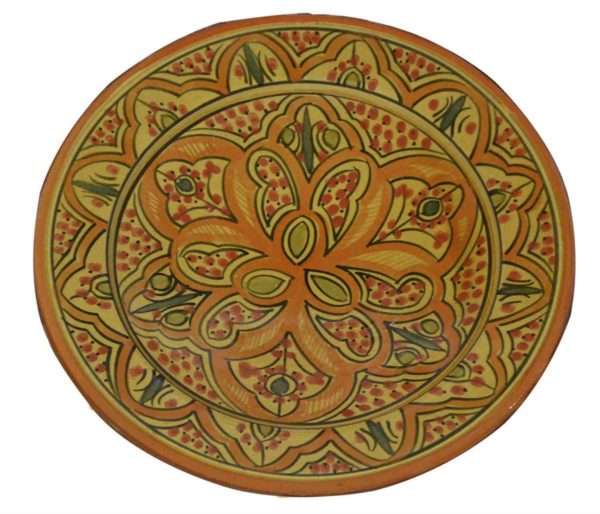 Lwimina Ceramic Serving Plate Handmade Large 12"-0