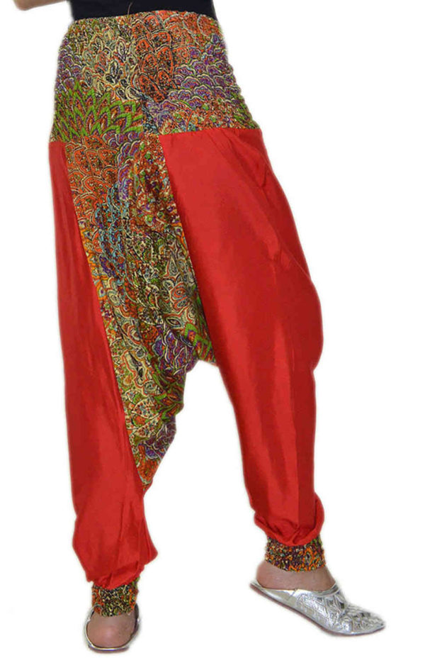 Harem Gypsy Red Pants -7342