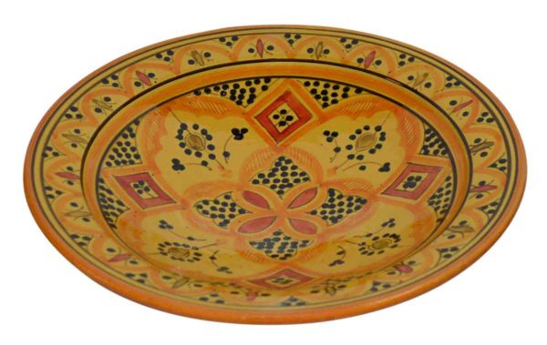 Orange Serving Plate Handmade X-Large 14 inches-7072