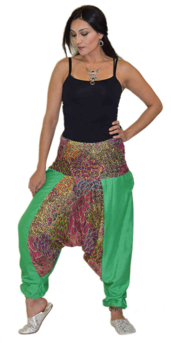 Harem Gypsy Green Pants -8945
