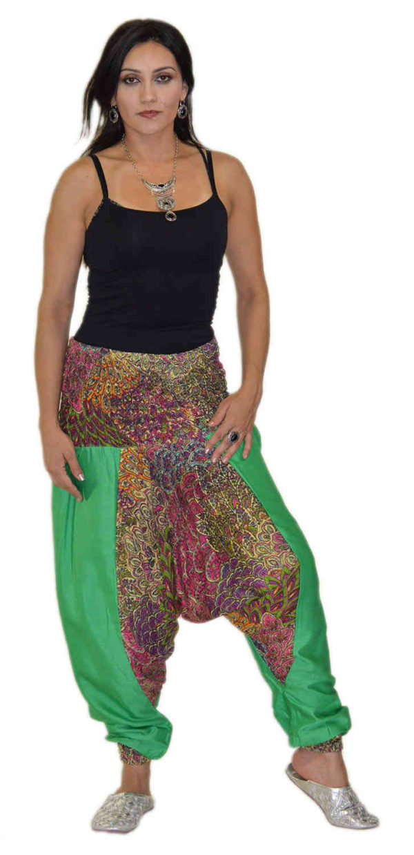 Harem Gypsy Green Pants -8946