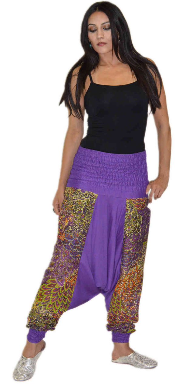 Harem Gypsy Purple Pants -8933