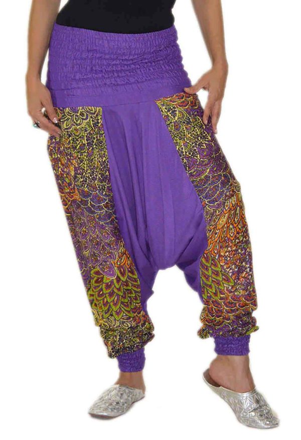 Harem Gypsy Purple Pants -8932