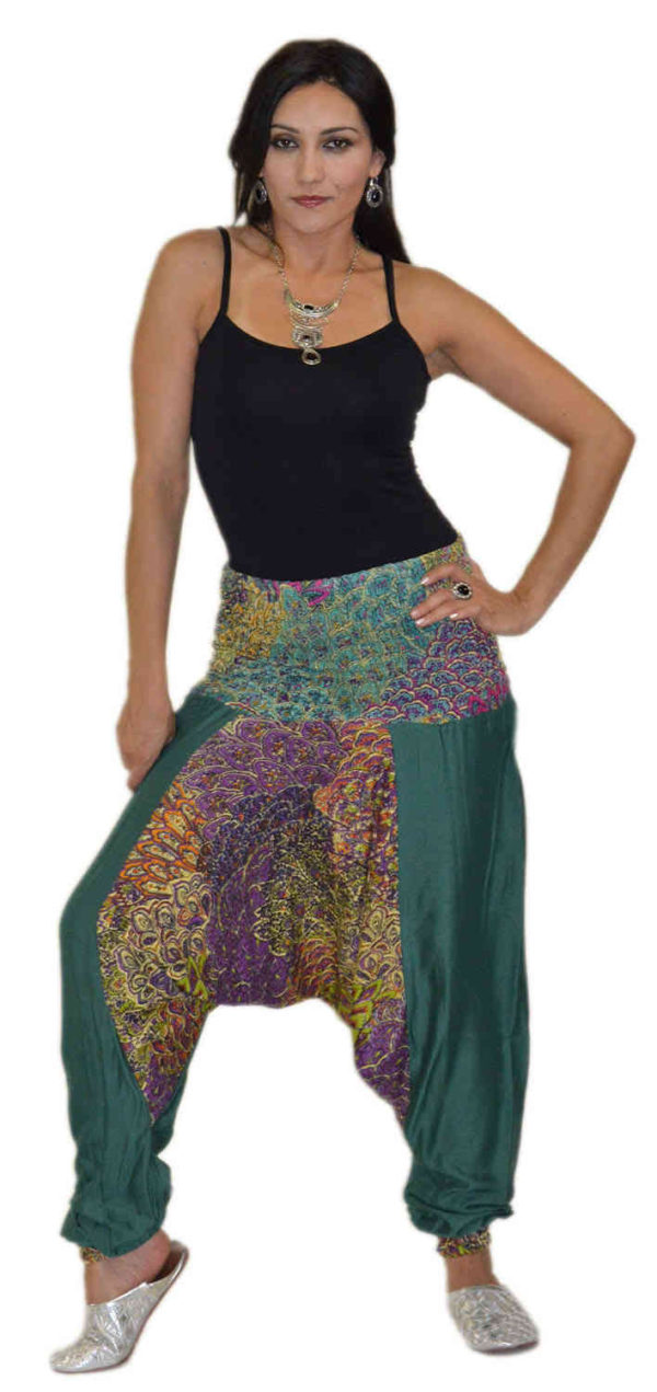 Harem Gypsy Teal Pants -8966