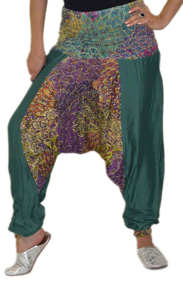 Harem Gypsy Teal Pants -0