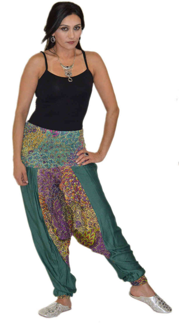 Harem Gypsy Teal Pants -8967