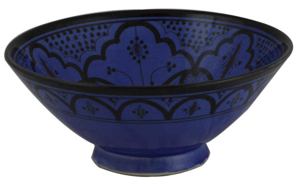 Blue Handmade Serving Bowl 12 inches Large