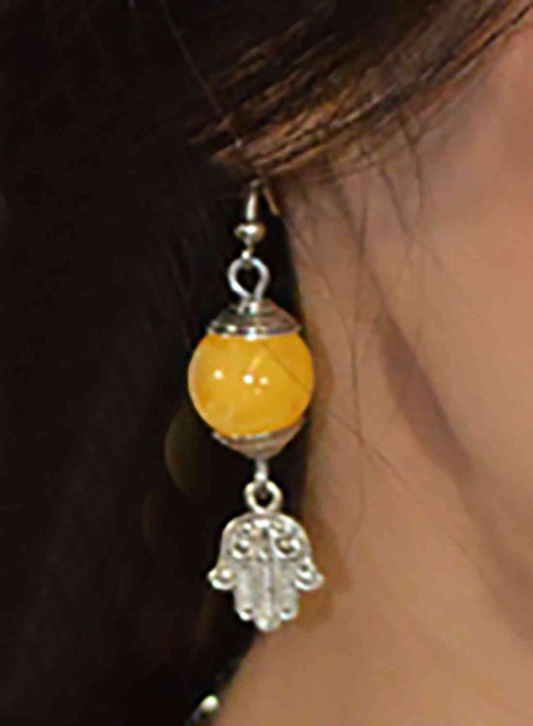 Fatima Necklace Earrings Set -8058