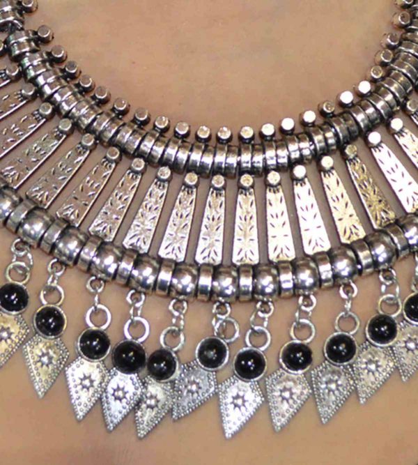 Tahran Black Necklace -8103