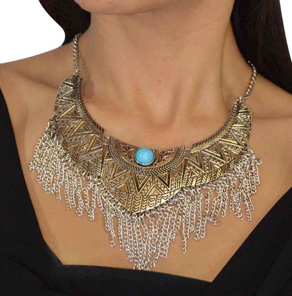 Zoubida Turquoise Necklace -8150